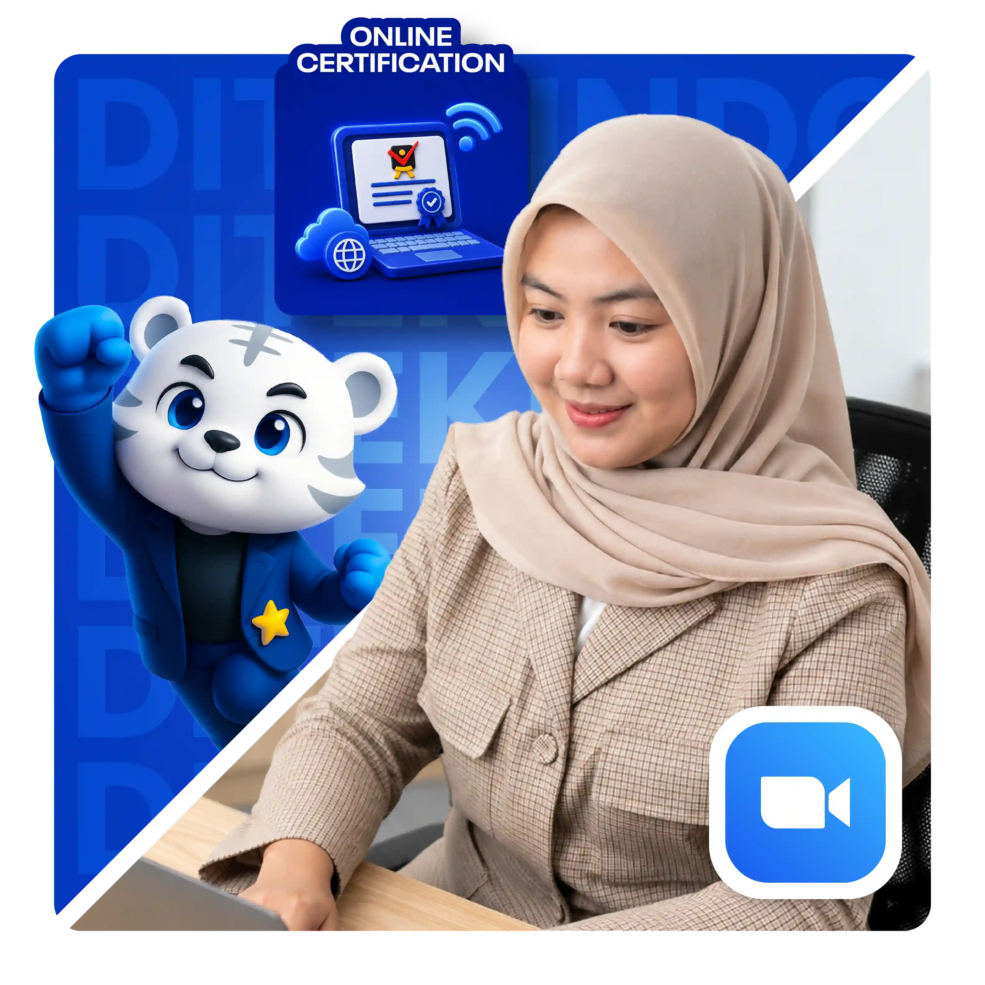 Alumni LSP Ditekindo memegang sertifikat kompetensi BNSP 1