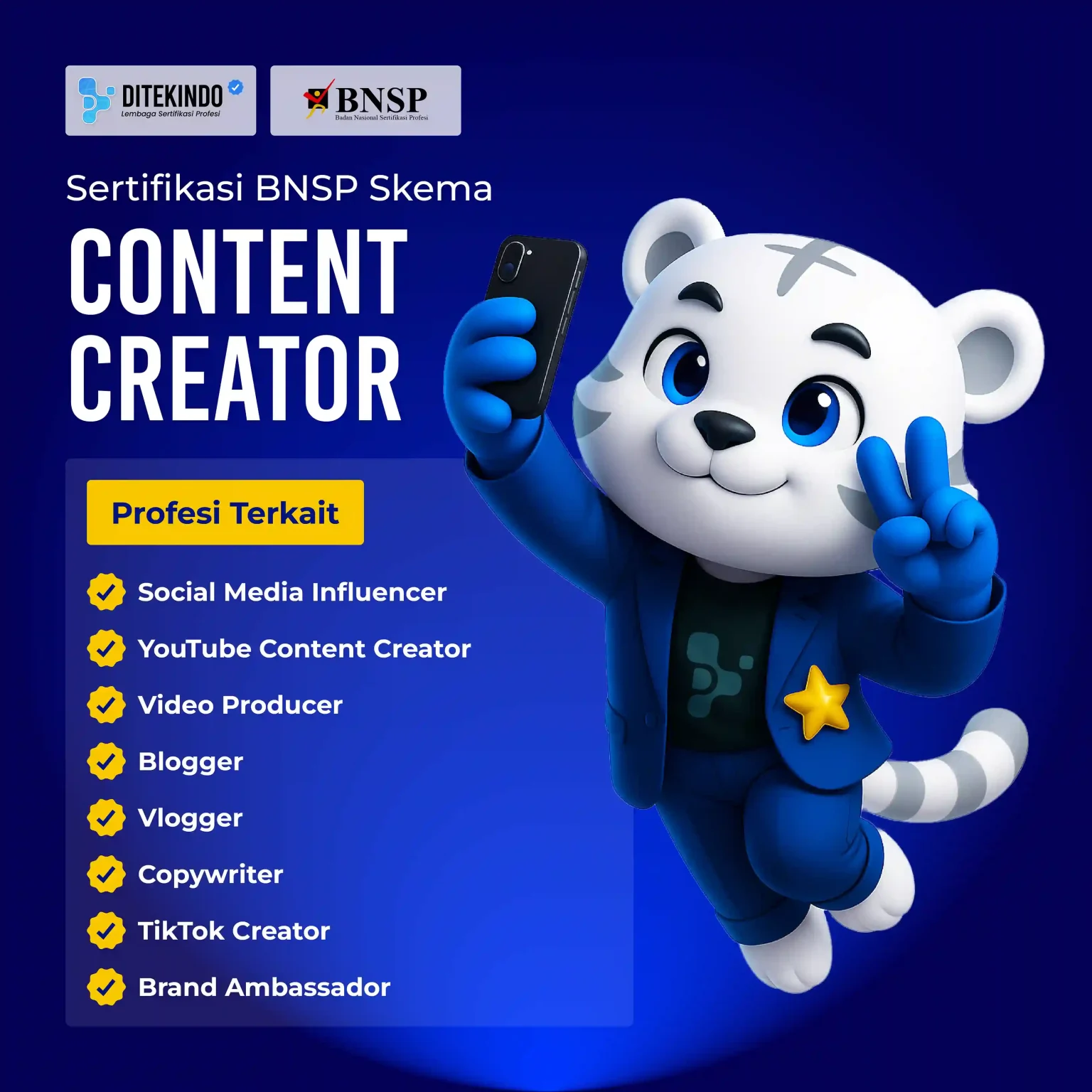 Sertifikasi BNSP Skema Content Creator
