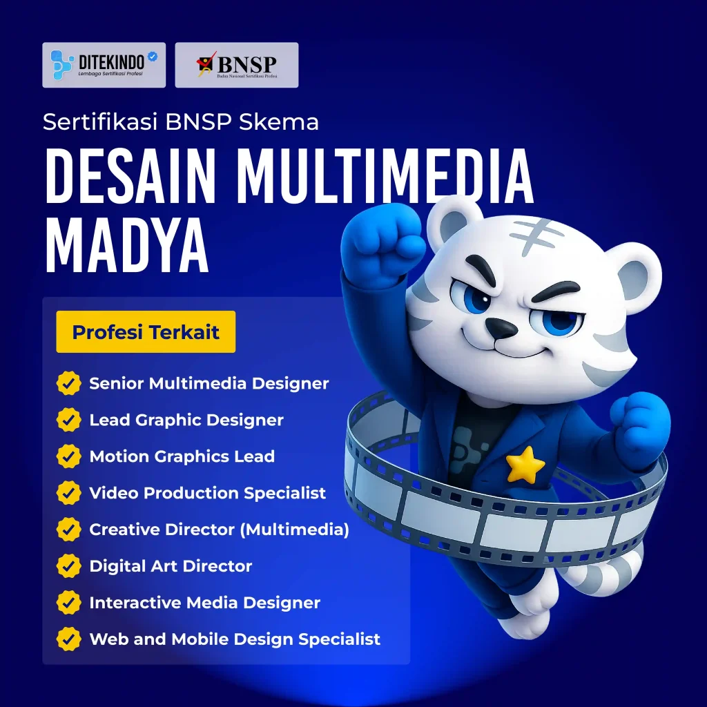 Sertifikasi BNSP Skema Desainer Multimedia Madya